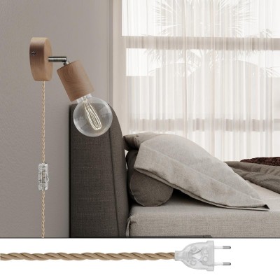 Spostaluce Lamp adjustable wooden Joint