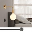 Spostaluce metal Lamp with curved extension