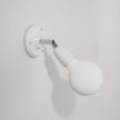 Fermaluce Color 90°, the adjustable porcelain flush light