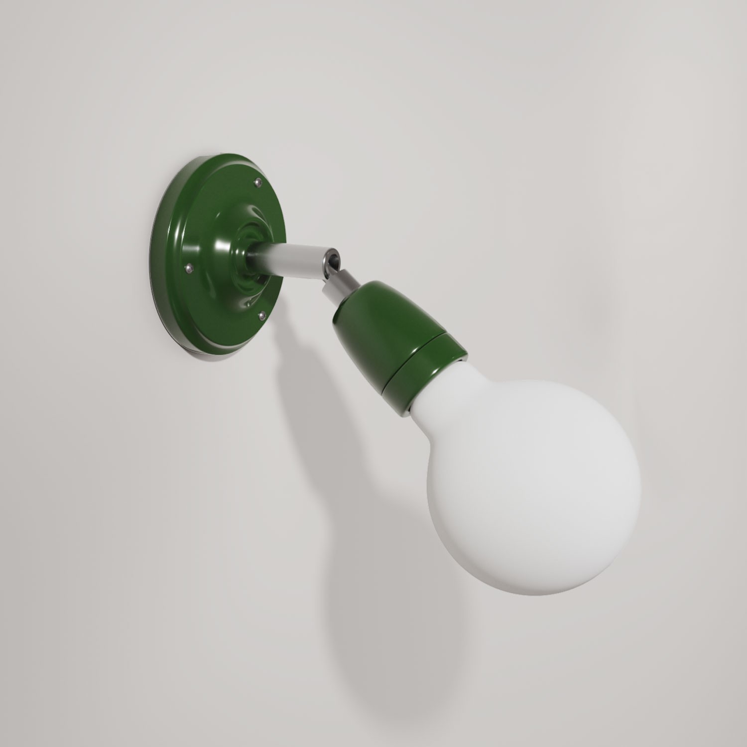 Fermaluce Color 90°, the adjustable porcelain flush light