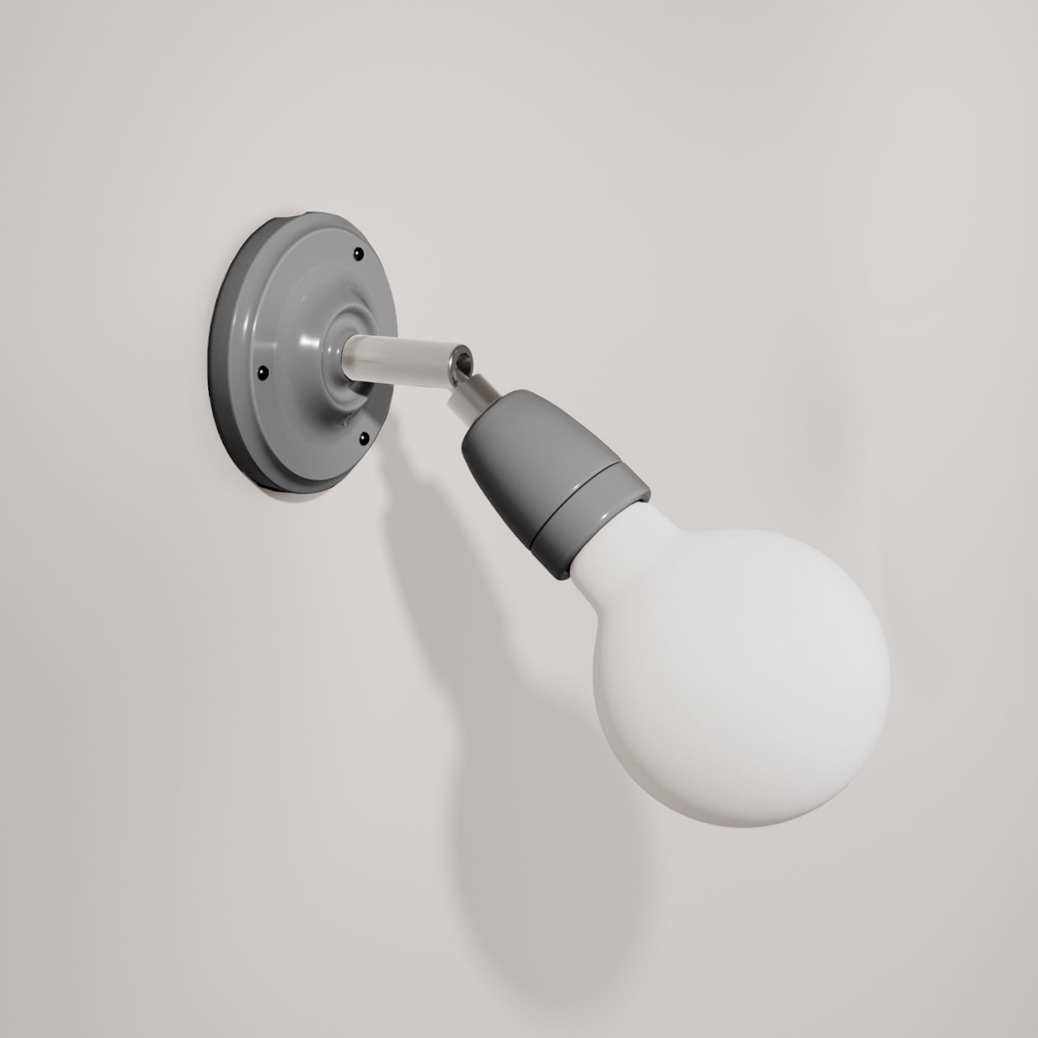 Fermaluce Color 90°, the adjustable porcelain flush light