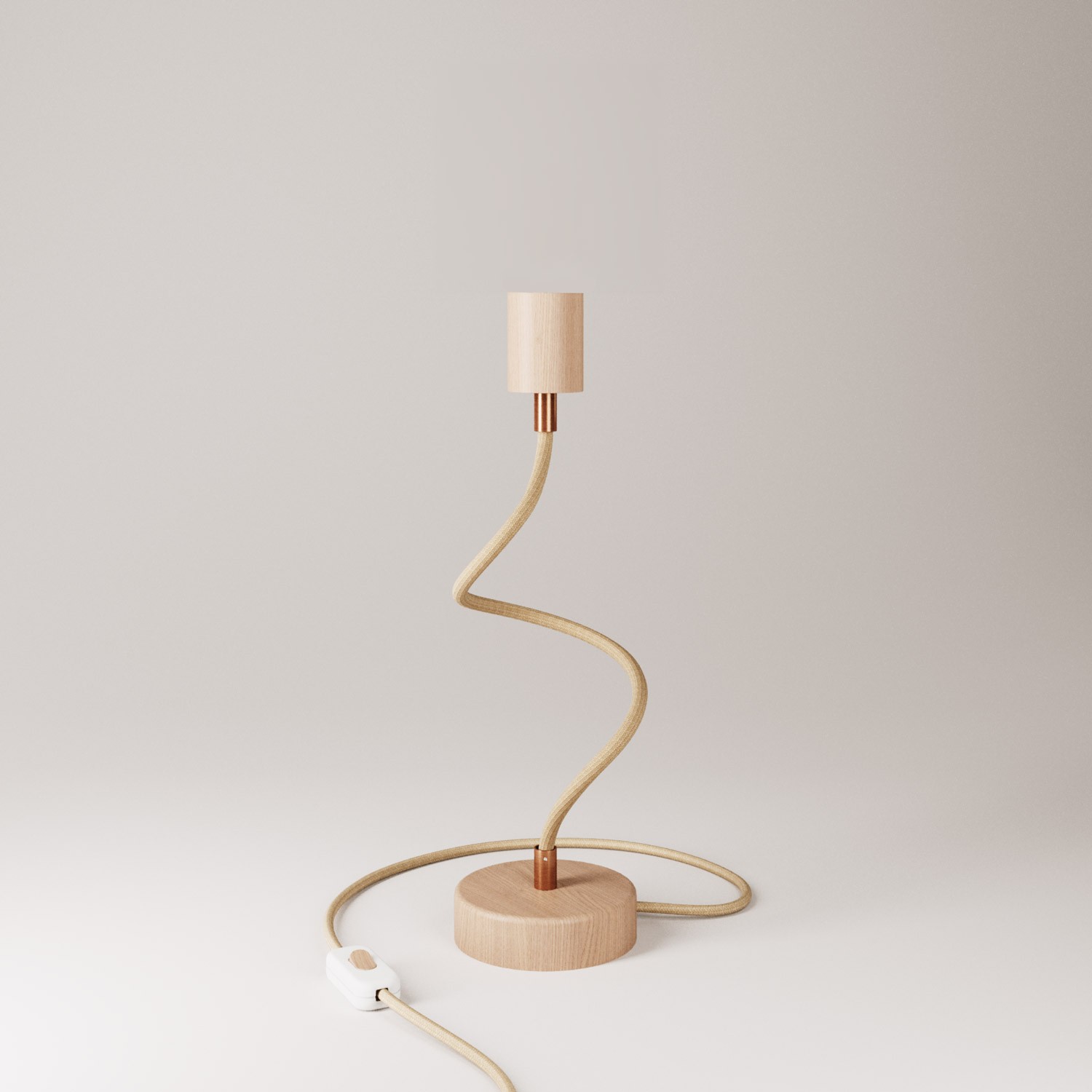 Wood adjustable table lamp with diffused lighting - Table Flex Wood