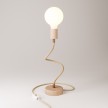 Wood adjustable table lamp with diffused lighting - Table Flex Wood