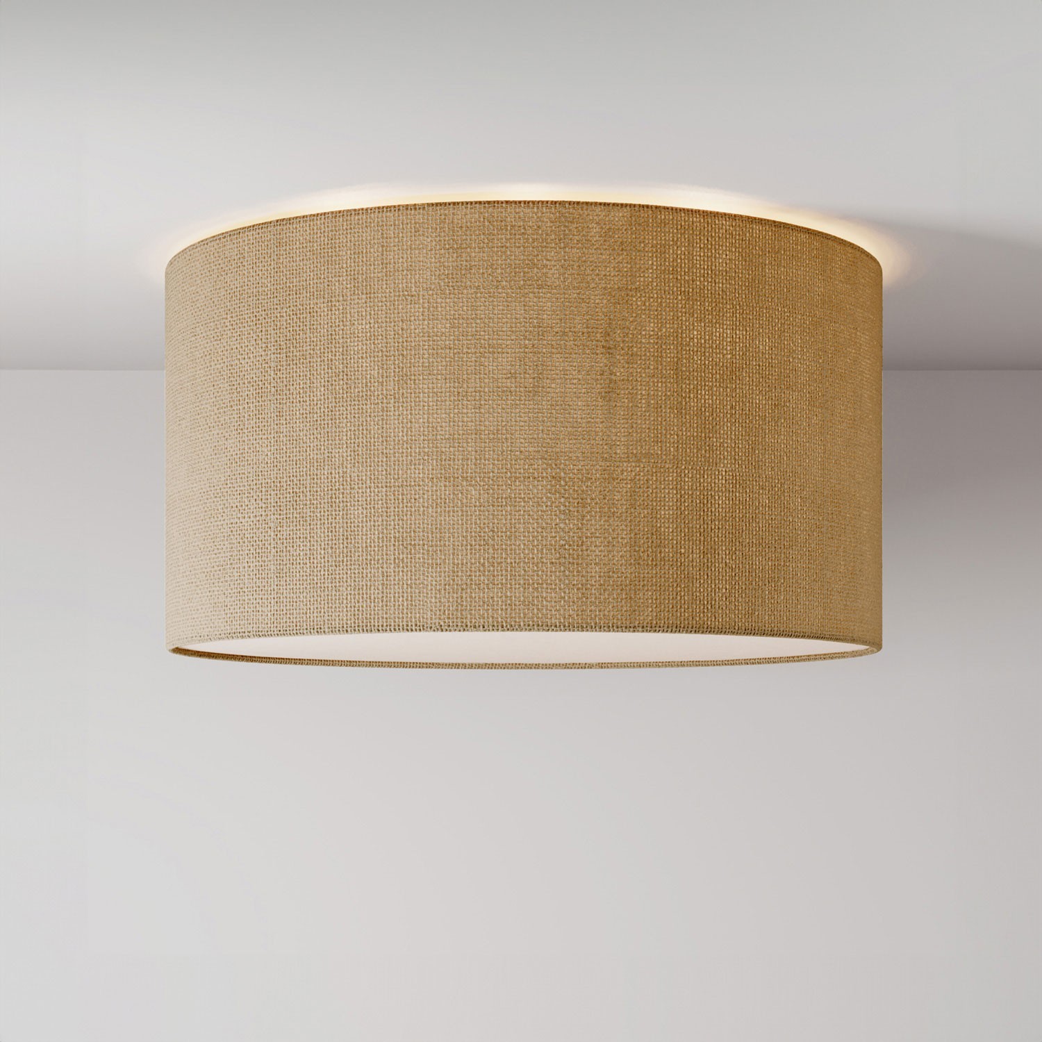 Medium fabric ceiling light - Made in Italy