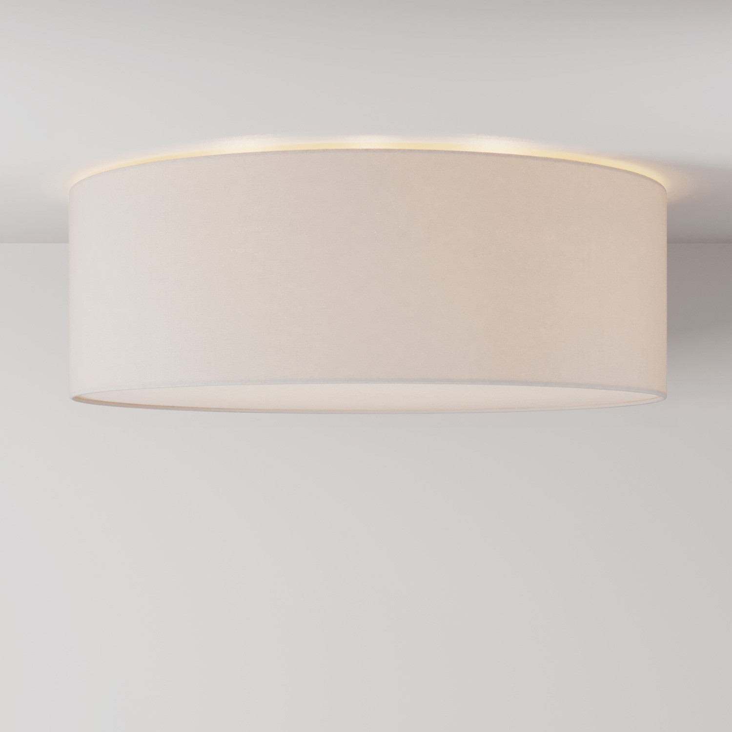 Large fabric ceiling light - Made in Italy