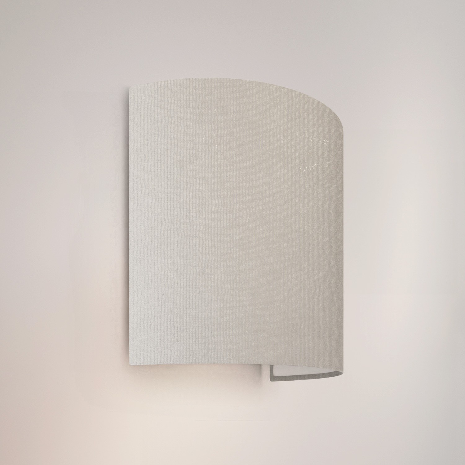 Ventola wall light with fabric shade - Made in Italy