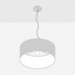 Cilindro fabric pendant lamp Small - Made in Italy