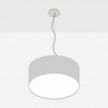 Cilindro fabric pendant lamp Small - Made in Italy