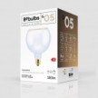 Bombilla LED Transparente Línea Ghost CRI 90 G125 4,5W 300Lm E27 2200K Regulable - G05