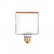 Bombilla LED Transparente Línea Ghost CRI 90 Cubo 4,5W 300Lm E27 2200K Regulable - G04