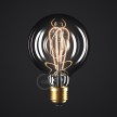 LED Smoky Light Bulb - Globe G95 Curved Double Loop Filament - 5W 120Lm E27 1800K Dimmable