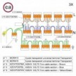 Kit de conexión WAGO compatible con cable 3x para Rosetón de 15 agujeros