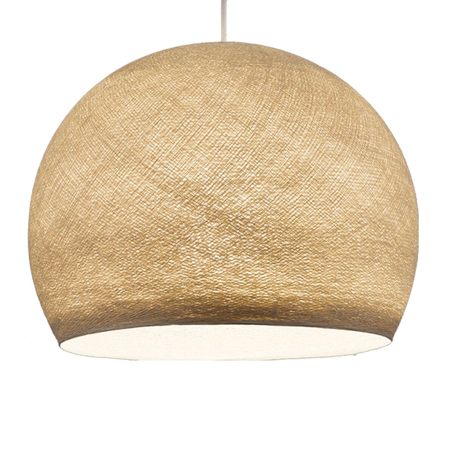 Dome Lampshade in fiber - 100% handmade