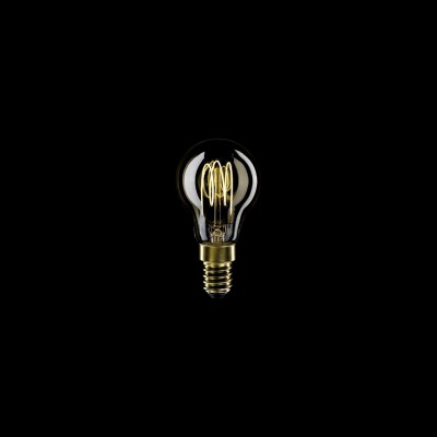 LED Golden Light Bulb Carbon Line Filament Cage Mini Globe G45 3,4W 300Lm E14 2700K Dimmable - C52