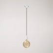 Classic track pendant lamp with porcelain finish