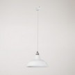 Bistrot pendant lamp with track shade