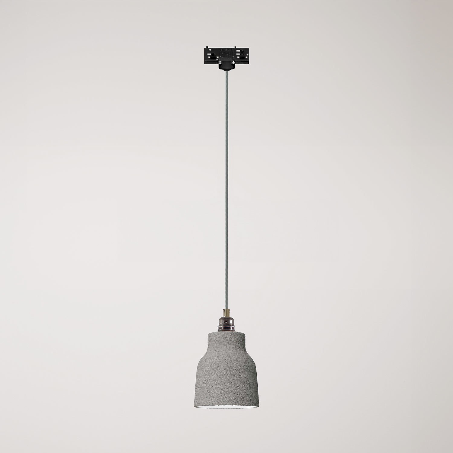 Pendant lamp with shade Vaso and track adapter