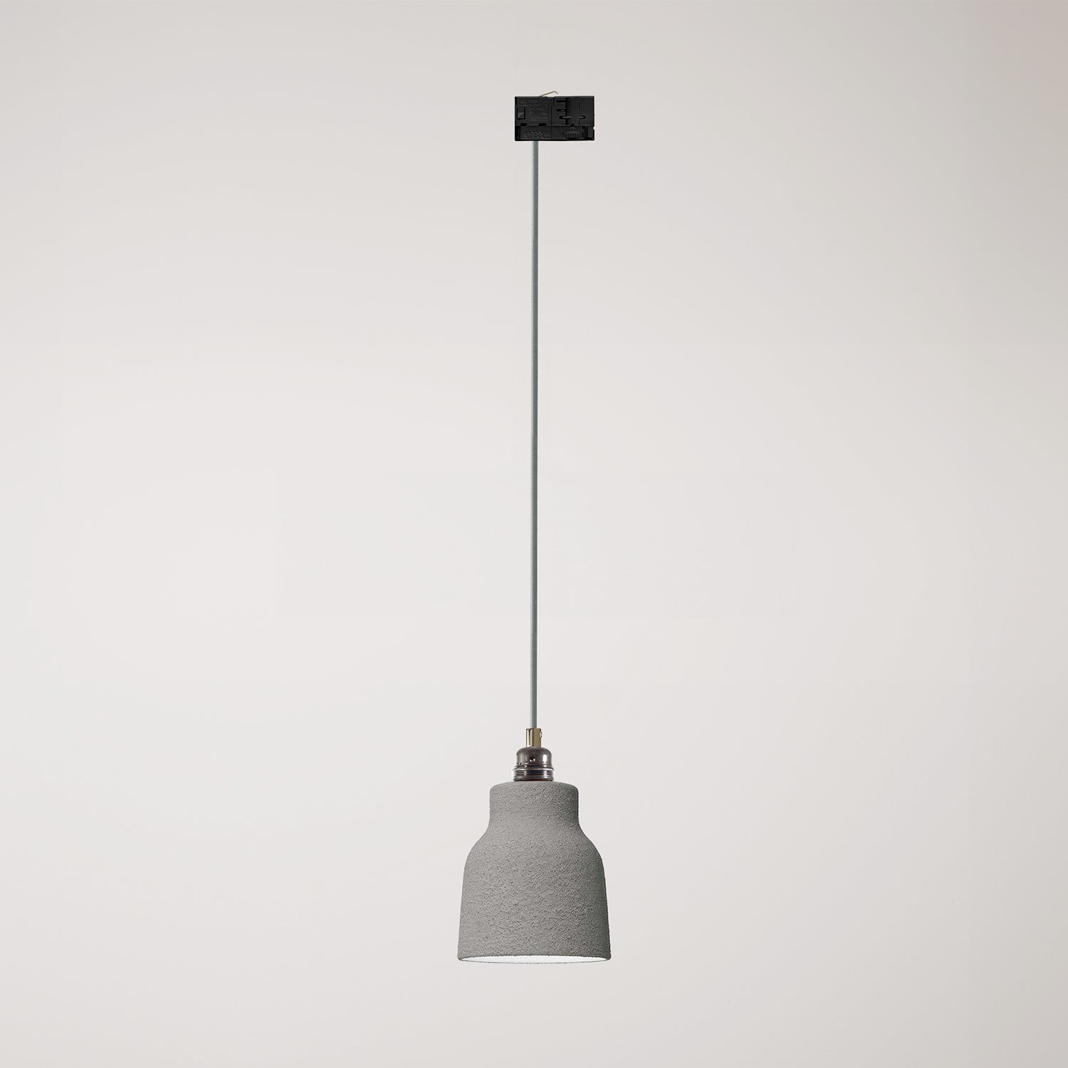 Pendant lamp with shade Vaso and track adapter