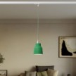 Pendant lamp with shade Vaso and track adapter