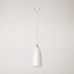 Pendant lamp with Bottiglia shade and track adapter