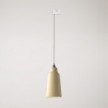 Pendant lamp with Bottiglia shade and track adapter