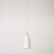 Pendant lamp with Bottiglia shade and track adapter