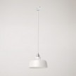 Suspension lamp with Coppa shade and track adapter