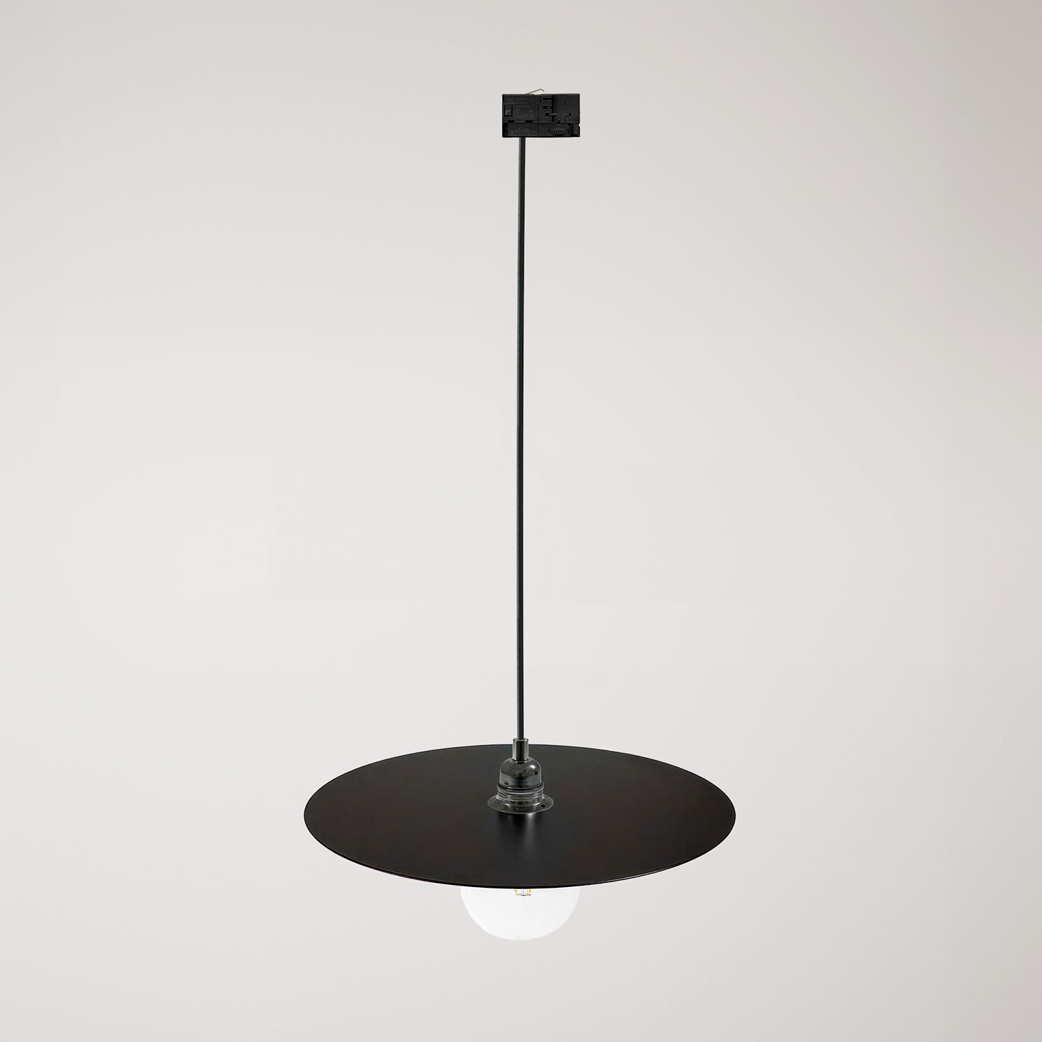 Ellepi XL track pendant lamp with shade