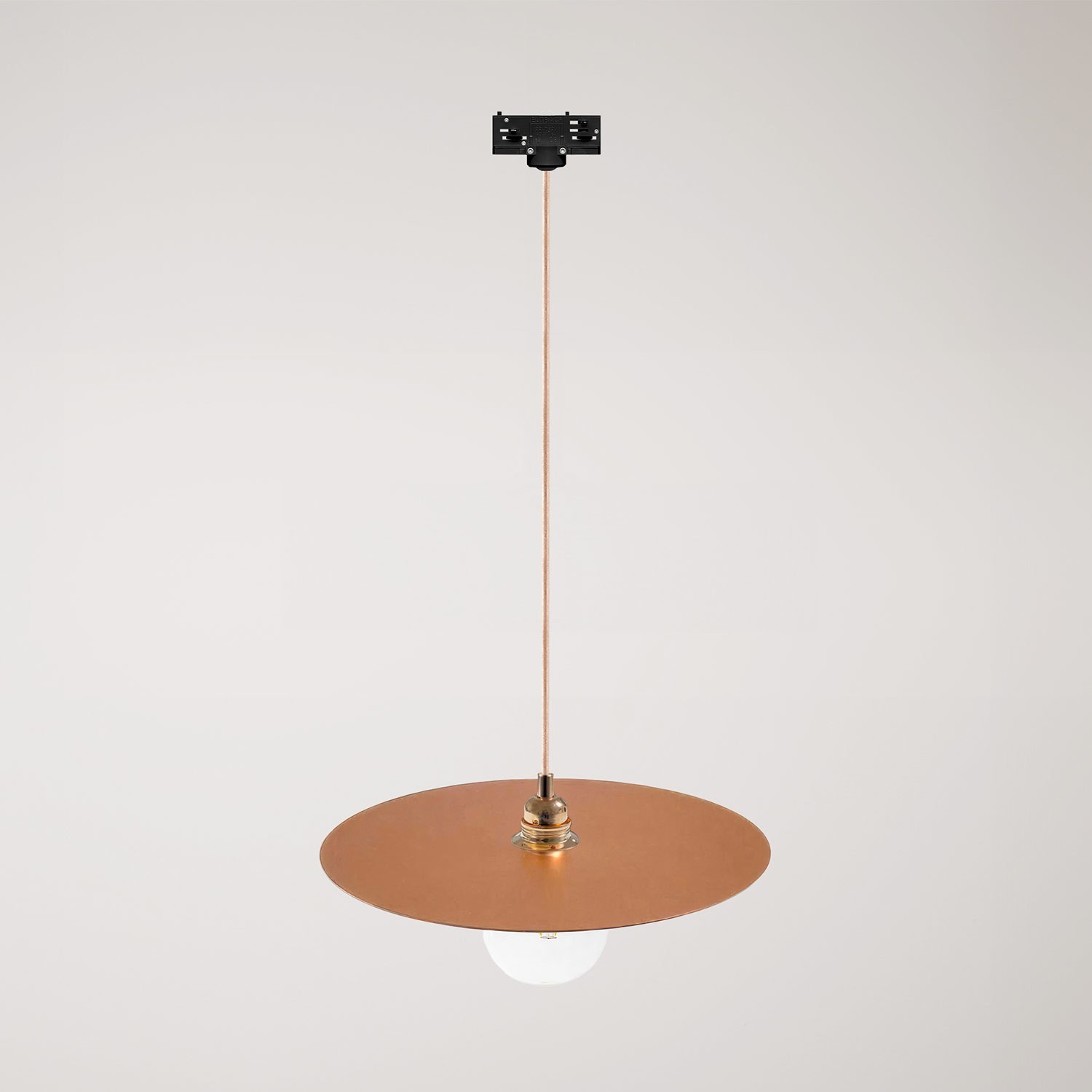 Ellepi XL track pendant lamp with shade