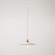 Suspension lamp with with ceramic shade Piatto