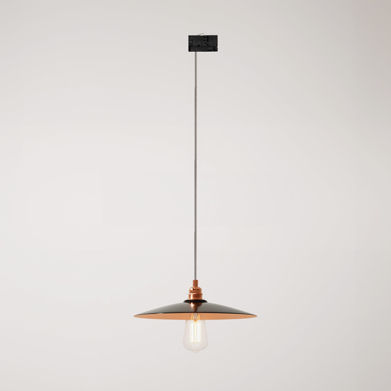 Suspension lamp with with ceramic shade Piatto