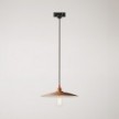 Suspension lamp with with ceramic shade Piatto