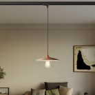 Suspension lamp with with ceramic shade Piatto