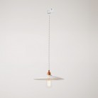 Suspension lamp with with ceramic shade Piatto