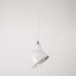 Pendant lamp for tracks with Broadway shade