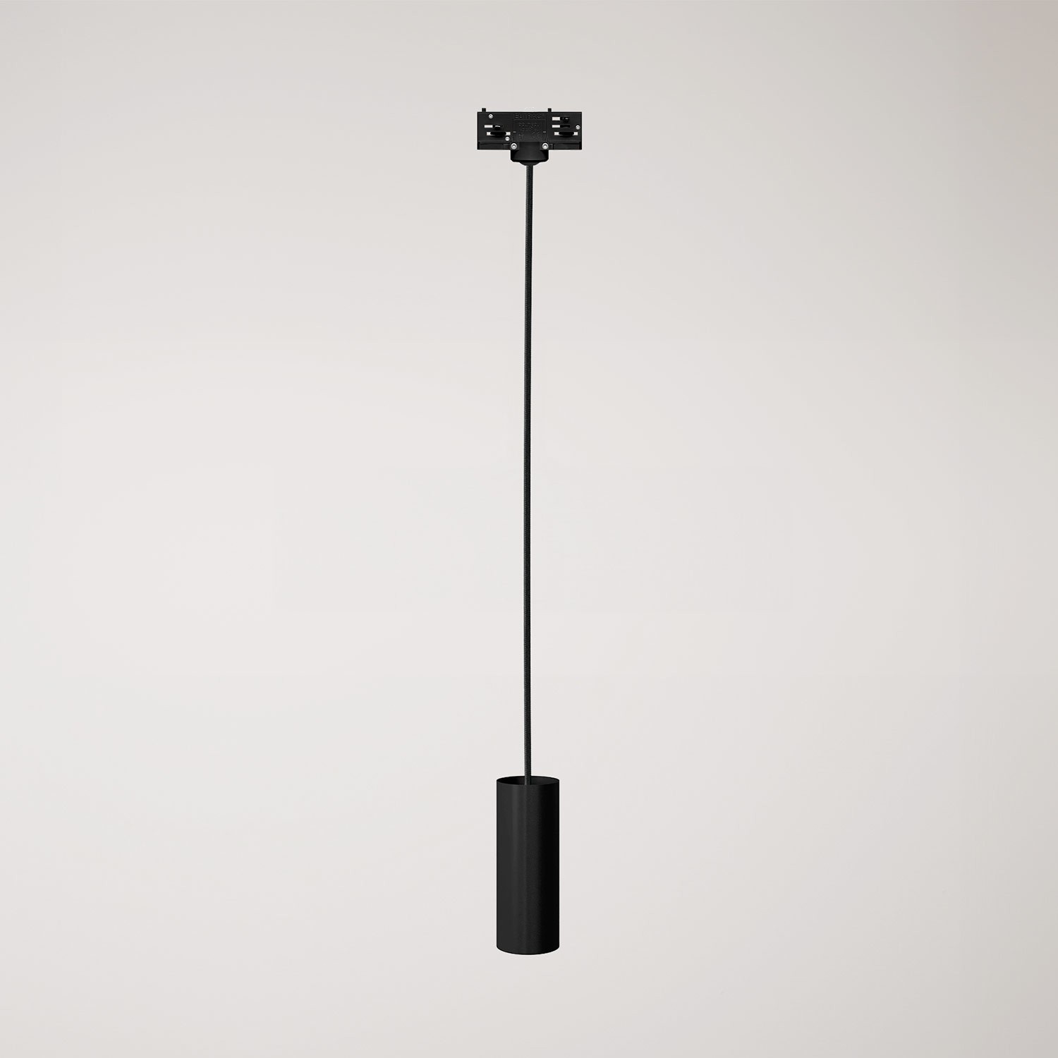 Suspension lamp with Tub-E14 shade for tracks