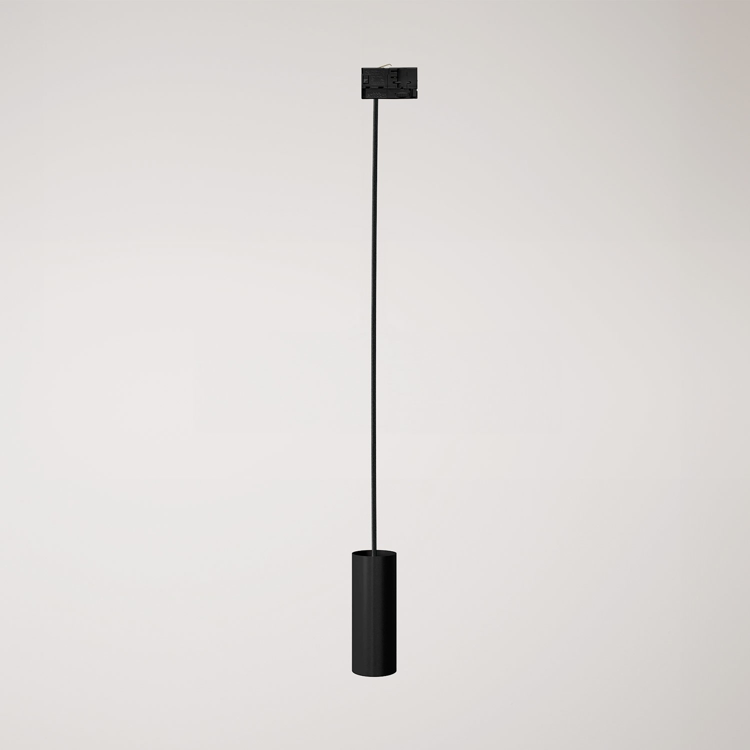 Suspension lamp with Tub-E14 shade for tracks