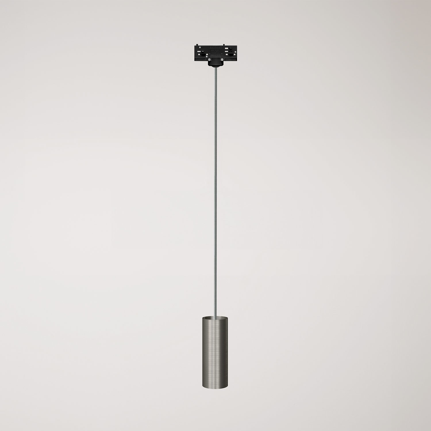 Suspension lamp with Tub-E14 shade for tracks