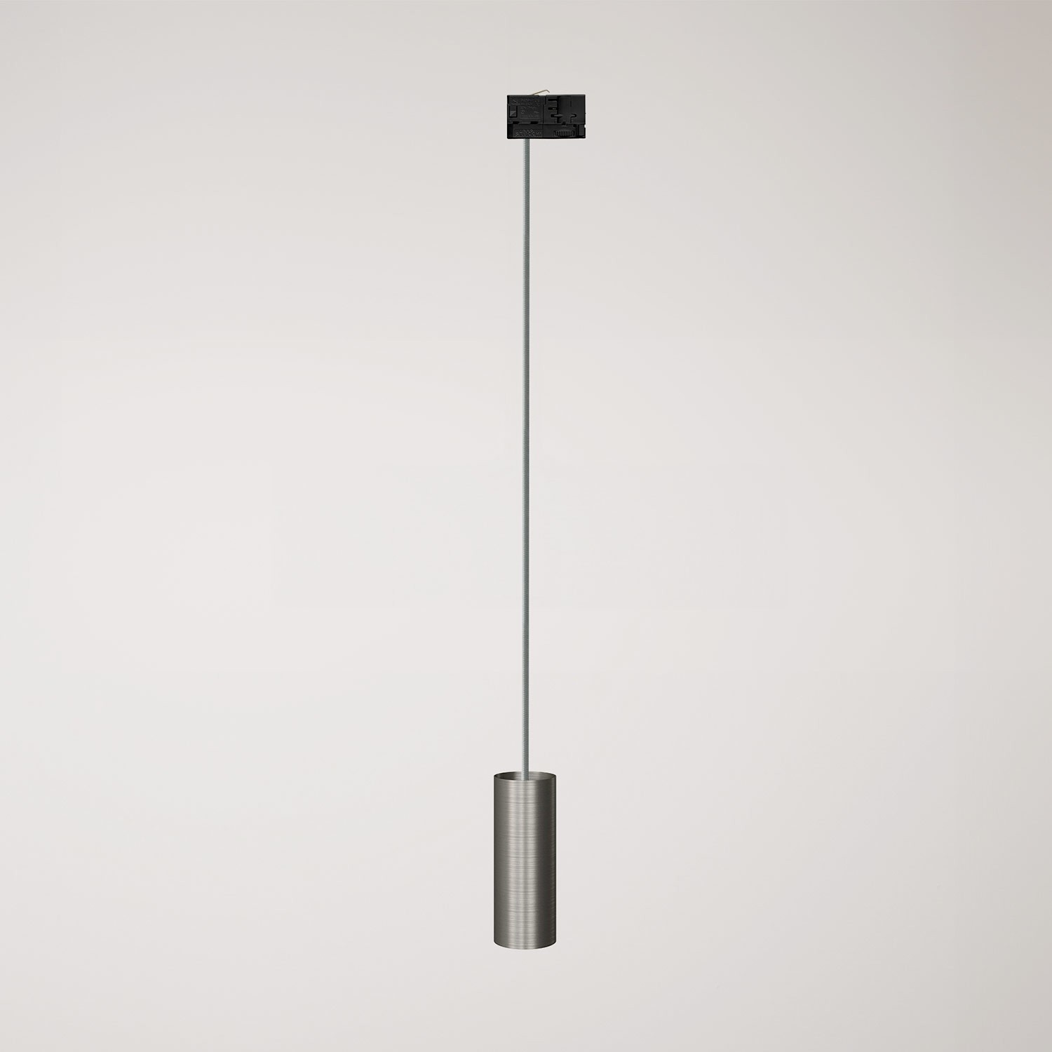 Suspension lamp with Tub-E14 shade for tracks