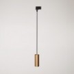 Suspension lamp with Tub-E14 shade for tracks