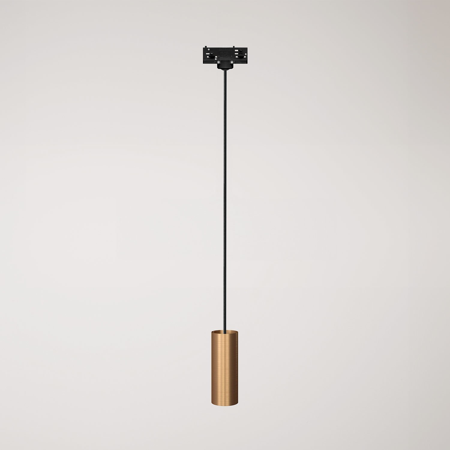 Suspension lamp with Tub-E14 shade for tracks