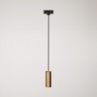 Suspension lamp with Tub-E14 shade for tracks