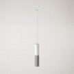 Track pendant lamp with Tub-E14 double shade