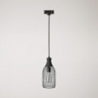 Pendant lamp with Jéroboam bottle shade for tracks