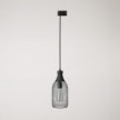 Pendant lamp with Jéroboam bottle shade for tracks