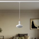 Track pendant lamp with 7cm cable clamp