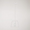 Pendant lamp with Duedì shade Track base