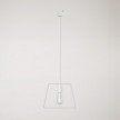 Pendant lamp with Duedì shade Track base