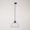 Duedì Apex track pendant lamp with shade