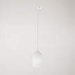 Ghostbell pendant lamp with shade for track